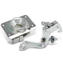 2 Pcs Front Upper & Lower Hood Latch Lock