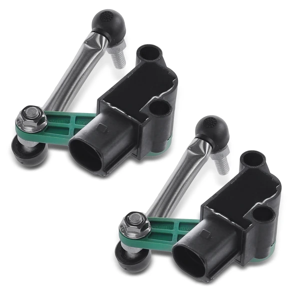 2 Pcs Rear Ride Height Level Sensor for Porsche Cayenne Volkswagen Touareg