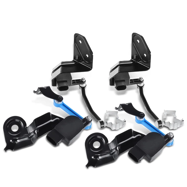 4 Pcs Front & Rear Ride Height Level Sensor for 2003-2008 Audi A4