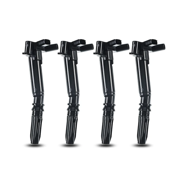 A Set of 4-Pc Ignition Coil 2-Blade Terminal Rectangular, Square A-Premium APIC0394