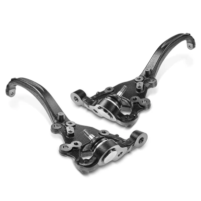 2 Pcs Front Steering Knuckle