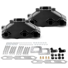 2 Pcs Marine Exhaust Manifold with Gasket