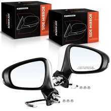 2013-2015 Lexus ES300h Driver & Passenger Mirror, Powered, with Heated, White + Black A-Premium APMI317