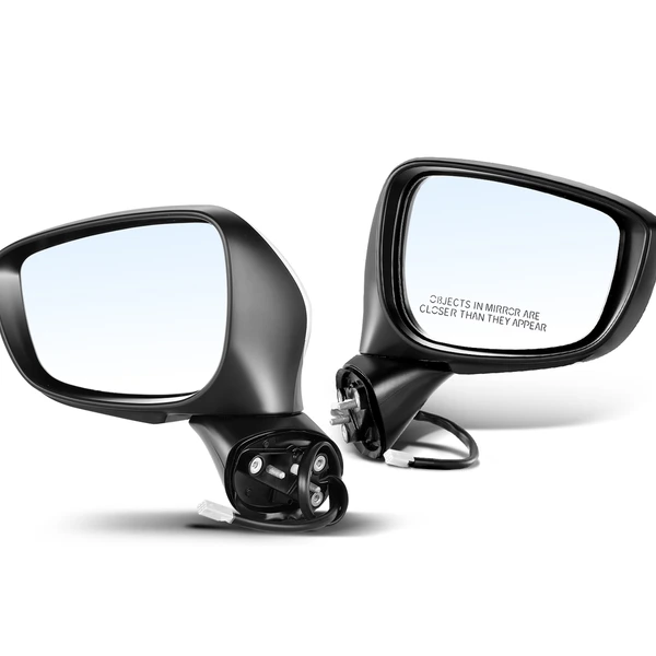 Driver & Passenger Mirror, Powered, with Heated, White & Black A-Premium APMI109