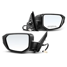 2016-2021 Honda Civic Driver & Passenger Mirror, Powered, with Heated, Black A-Premium APMI115