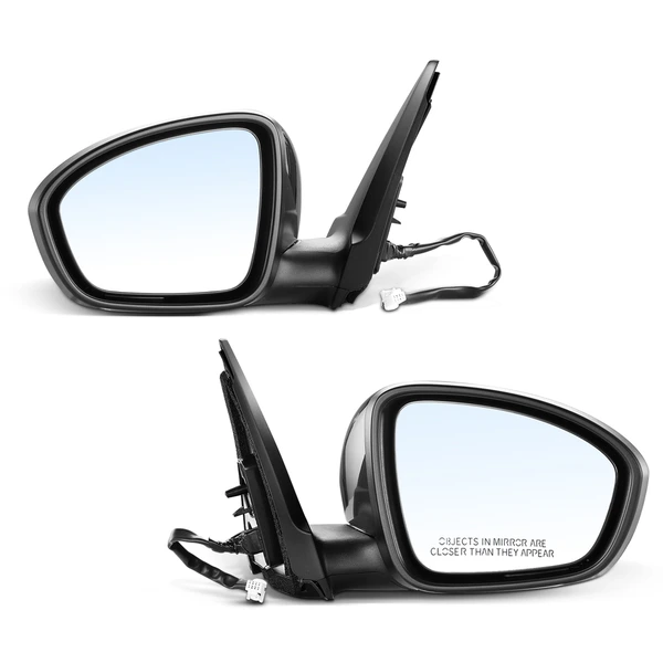 2020-2022 Nissan Sentra Driver & Passenger Mirror, Powered, Black A-Premium APMI205