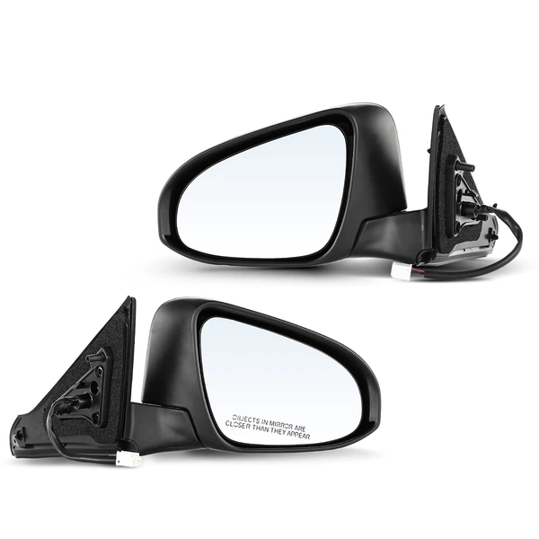 Driver & Passenger Mirror, Powered, with Heated, Black A-Premium APMI203