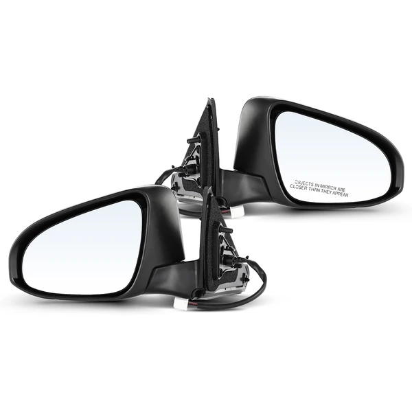 Driver & Passenger Mirror, Powered, with Heated, White + Black A-Premium APMI204