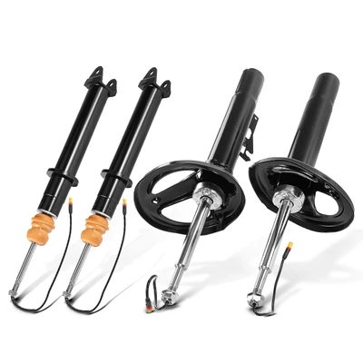 4 Pcs Front & Rear Air Suspension Shock Absorber with Electric