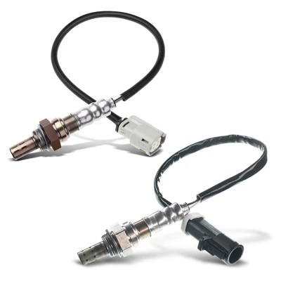 2 Pcs Downstream Front & Rear O2 Oxygen Sensor