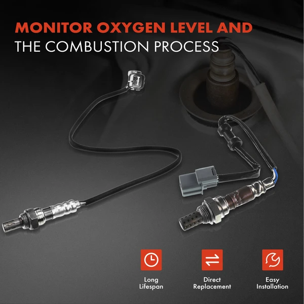2-Pc Oxygen Sensor Upstream & Downstream 4-Pin A-Premium APOS1461