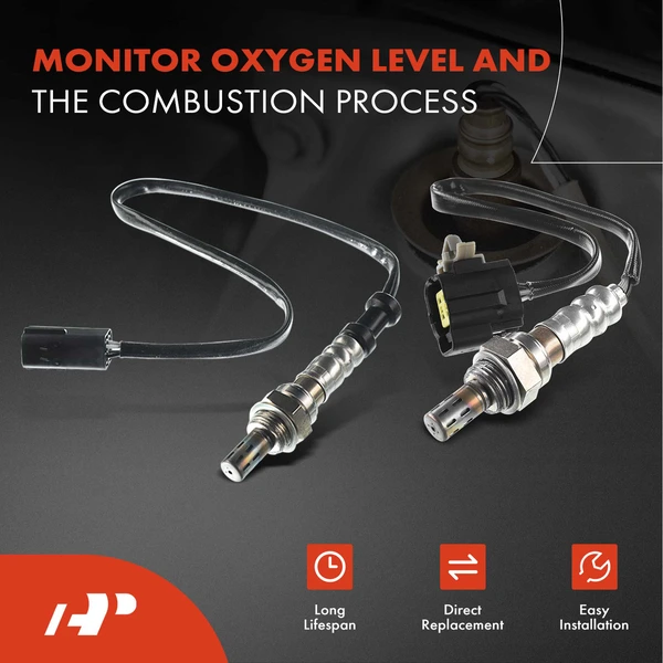 2-Pc Oxygen Sensor Upstream & Downstream 4-Pin A-Premium APOS1734