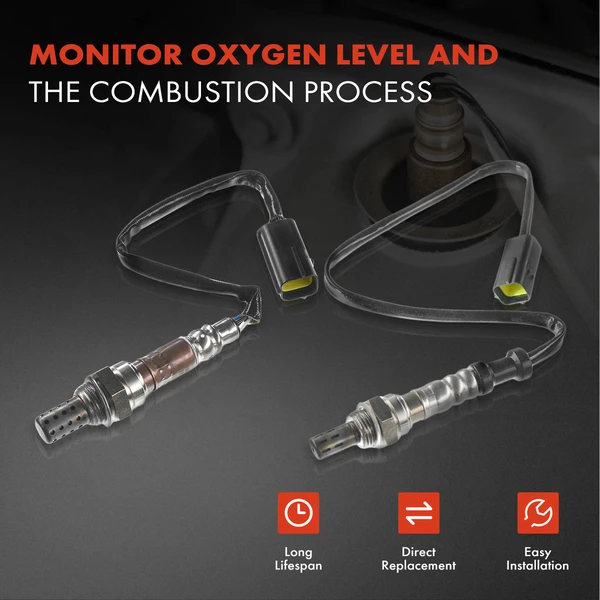 2-Pc Oxygen Sensor 4-Pin A-Premium APOS1467
