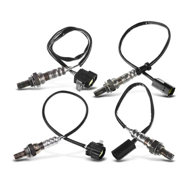 1998-2000 Mazda 626 4-Pc Oxygen Sensor Upstream & Downstream & Center 4-Pin A-Premium APOS1468