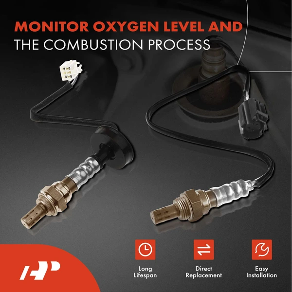 2-Pc Oxygen Sensor Upstream & Downstream 4-Pin A-Premium APOS0974