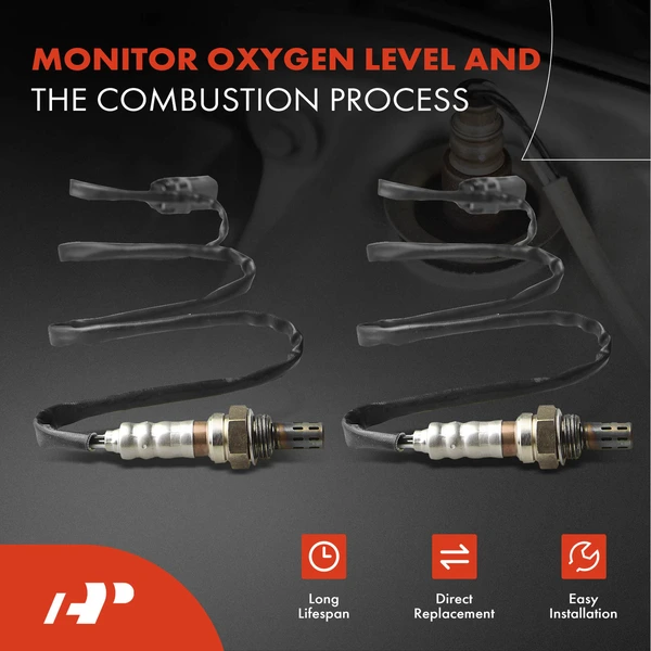 2-Pc Oxygen Sensor Downstream Driver & Passenger 4-Pin A-Premium APOS0950