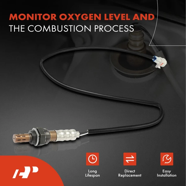 2-Pc Oxygen Sensor Downstream Driver & Passenger 4-Pin A-Premium APOS1746