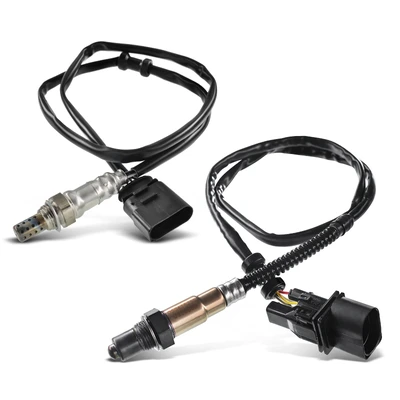 2 Pcs Upstream & Downstream O2 Oxygen Sensor