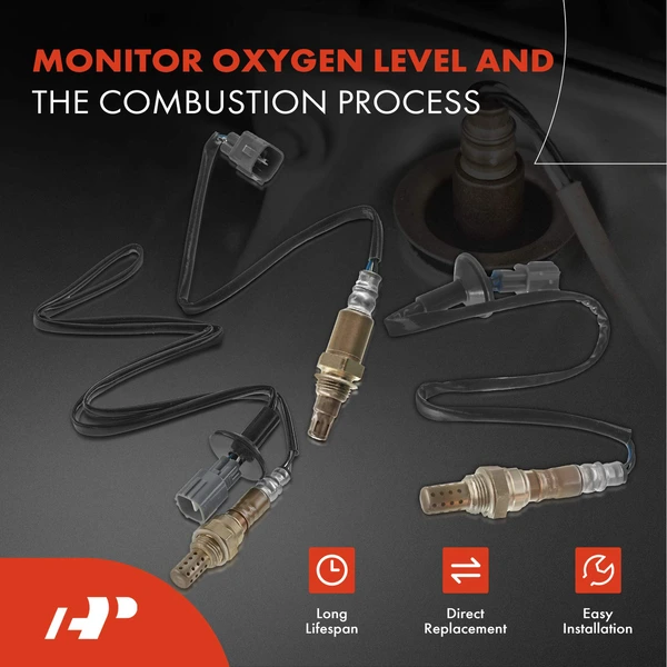 4-Pc Oxygen Sensor Upstream & Downstream 4-Pin A-Premium APOS0953