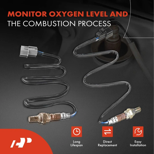 4-Pc Oxygen Sensor Upstream & Downstream 4-Pin A-Premium APOS0983