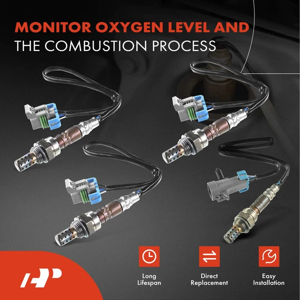 4-Pc Oxygen Sensor Upstream & Downstream 4-Pin A-Premium APOS1774