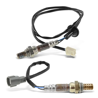 2 Pcs Downstream Front & Rear O2 Oxygen Sensor