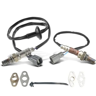 2 Pcs Upstream & Downstream O2 Oxygen Sensor