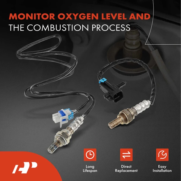 2-Pc Oxygen Sensor Upstream & Downstream 4-Pin A-Premium APOS0993