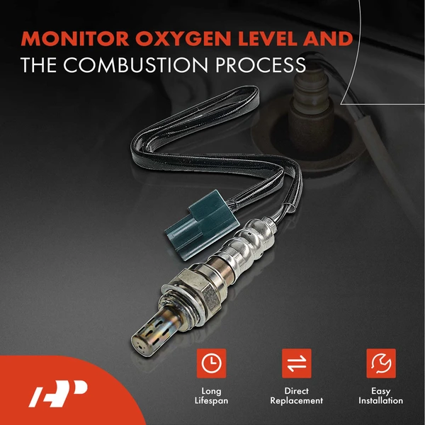 2-Pc Oxygen Sensor Downstream Driver & Passenger 4-Pin A-Premium APOS0996