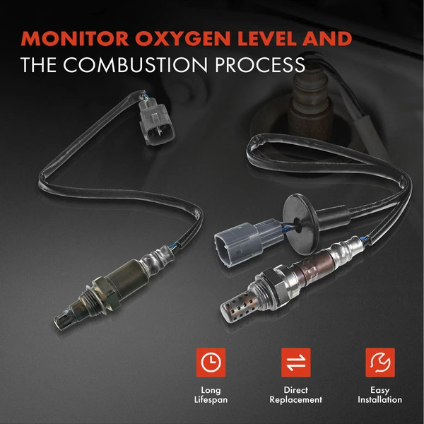 2-Pc Oxygen Sensor Upstream & Downstream 4-Pin A-Premium APOS1517
