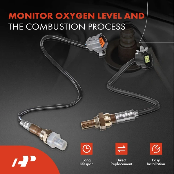 2-Pc Oxygen Sensor Upstream & Downstream 4-Pin A-Premium APOS1005