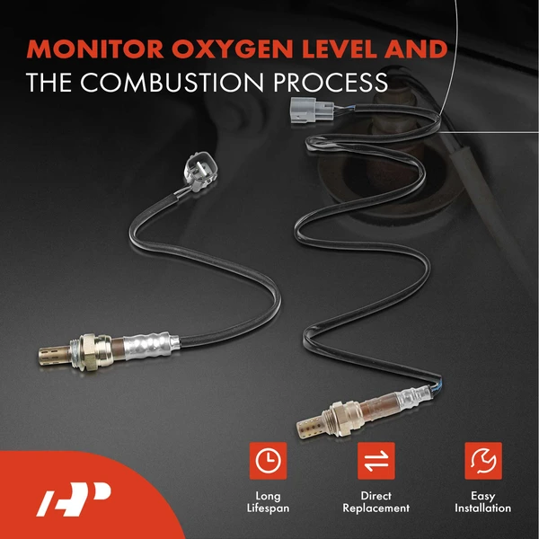 2-Pc Oxygen Sensor Upstream & Downstream 4-Pin A-Premium APOS1002