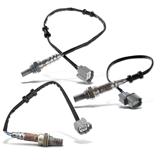3-Pc Oxygen Sensor Upstream & Downstream & Center 4-Pin A-Premium APOS1529