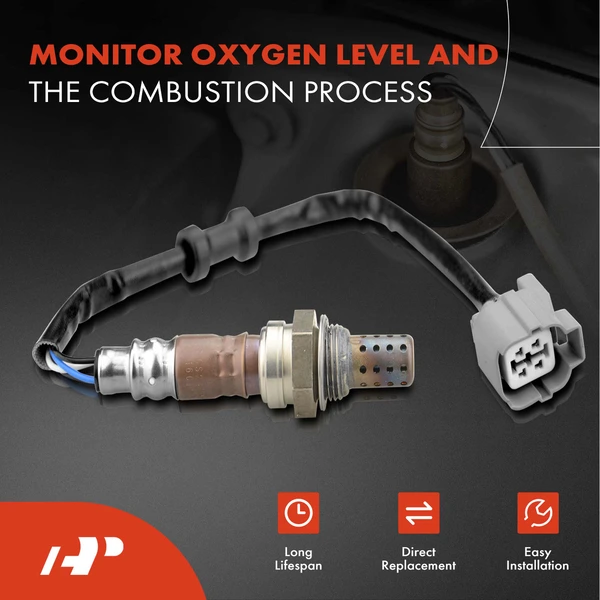 3-Pc Oxygen Sensor Upstream & Downstream & Center 4-Pin A-Premium APOS1529