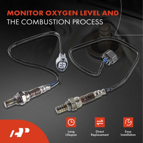 4-Pc Oxygen Sensor Upstream & Downstream 4-Pin A-Premium APOS1131