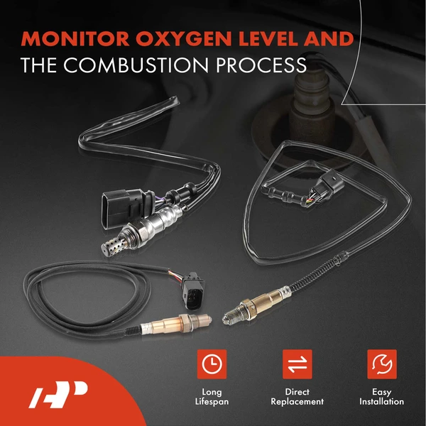 4-Pc Oxygen Sensor Upstream & Downstream 6(Upstream); 4(Downstream)-Pin A-Premium APOS1787