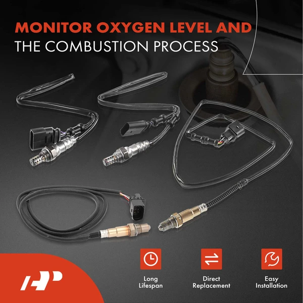 4-Pc Oxygen Sensor Upstream & Downstream 6(Upstream); 4(Downstream)-Pin A-Premium APOS1786