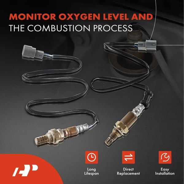 2-Pc Oxygen Sensor Upstream & Downstream 4-Pin A-Premium APOS1139