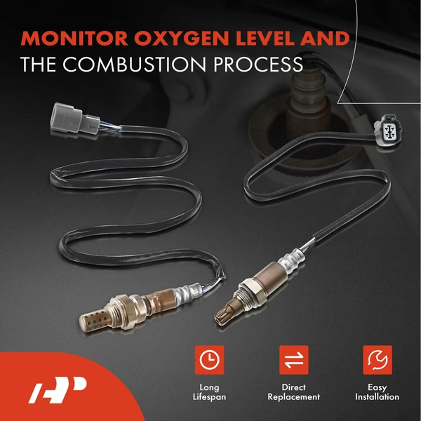 2-Pc Oxygen Sensor Upstream & Downstream 4-Pin A-Premium APOS1135