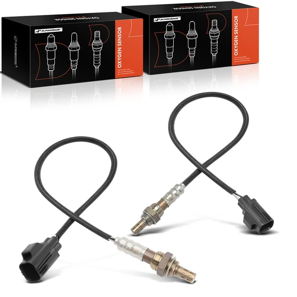 2-Pc Oxygen Sensor Downstream Driver & Passenger 4-Pin A-Premium APOS1143