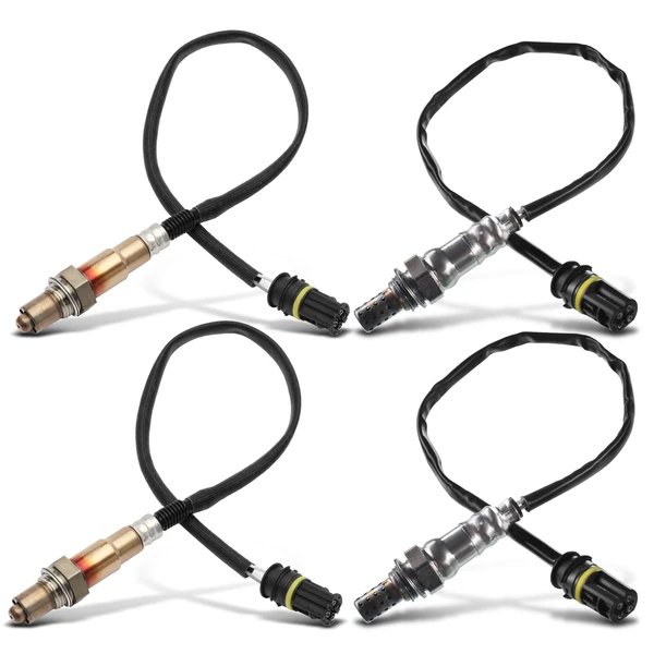 2003-2006 Mercedes-Benz E55 AMG 4-Pc Oxygen Sensor Upstream & Downstream 4-Pin A-Premium APOS1542