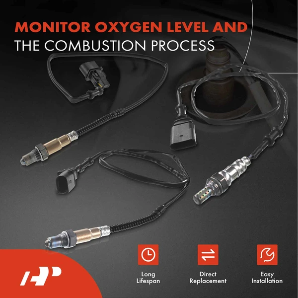 4-Pc Oxygen Sensor Upstream & Downstream 6(Upstream); 4(Downstream)-Pin A-Premium APOS1729