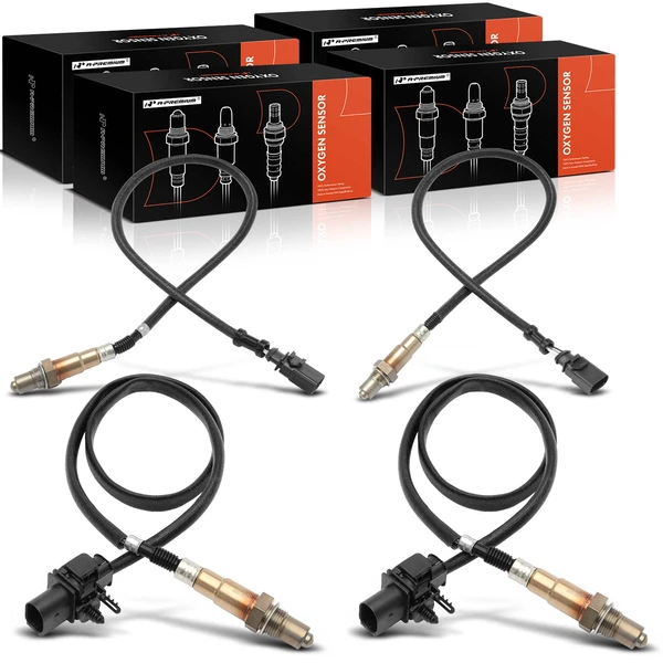 2007-2010 Audi Q7 4-Pc Oxygen Sensor Upstream & Downstream 6(Upstream); 4(Downstream)-Pin A-Premium APOS1175