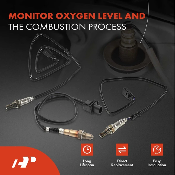 4-Pc Oxygen Sensor Upstream & Downstream 6(Upstream); 4(Downstream)-Pin A-Premium APOS1178