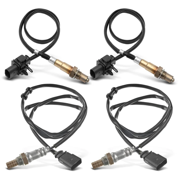 2015 Volkswagen Touareg 4-Pc Oxygen Sensor Upstream & Downstream 6(Upstream); 4(Downstream)-Pin A-Premium APOS1192