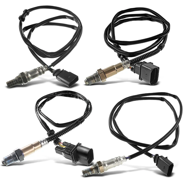 2004-2009 Volkswagen Touareg 4-Pc Oxygen Sensor Upstream & Downstream 6(Upstream); 4(Downstream)-Pin A-Premium APOS1188