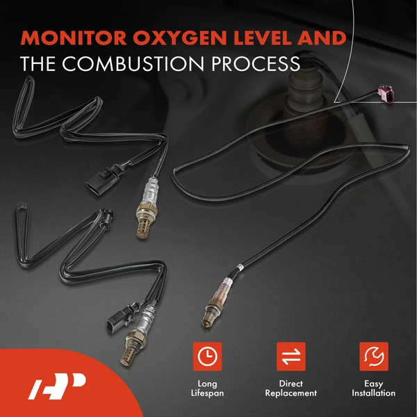 4-Pc Oxygen Sensor Upstream & Downstream 6(Upstream); 4(Downstream)-Pin A-Premium APOS1189