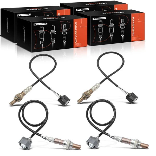 4-Pc Oxygen Sensor Upstream & Downstream 4-Pin A-Premium APOS1196