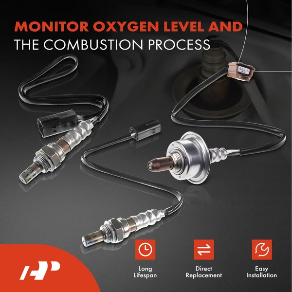 4-Pc Oxygen Sensor Upstream & Downstream 4-Pin A-Premium APOS1789