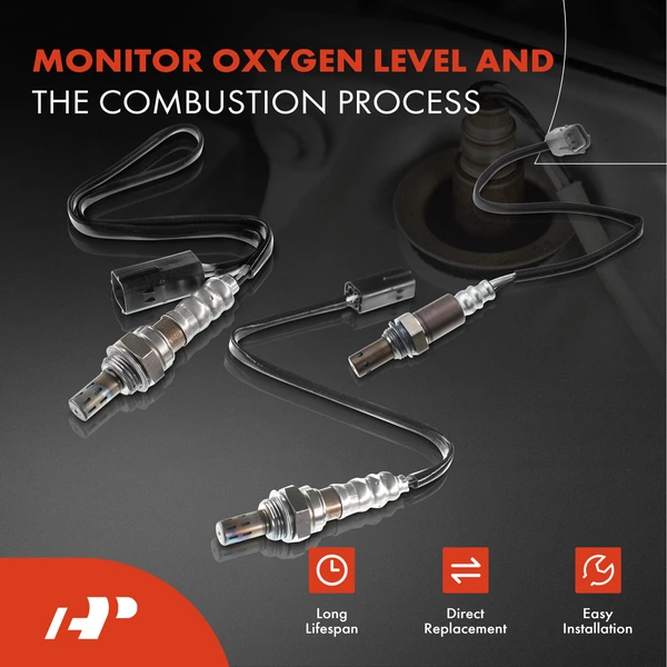 4-Pc Oxygen Sensor Upstream & Downstream 4-Pin A-Premium APOS1808